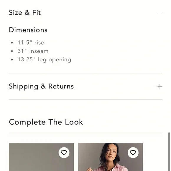 Anthropologie Pilcro “The Robbie” Corduroy High-Rise Flare Jeans - Picture 5 of 10